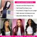 Dheridy 30 Inch 13x6 HD Lace Front Wig | 180% Density Straight Brazilian Human Hair | Pre Plucked & Glueless | for Black Women - Buy Online on GoSupps.com