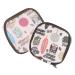 Gleavi 2st napkin pocket for the first period period pocket tampon holder for the handbag breastfeeding pillow hold Pack with women's bandages cotton laminated Miss square