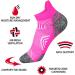 Aimerday Athletic Ankle Women's Compression Socks 5-Pack - Low Cut Performance Soft Tab Socks for Running and Sports - Cushioned and Cozy Garden Socks - Buy Online on GoSupps.com