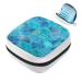 GIAPB Sanitary Napkin Storage Bag Period Bag Tampon Bag Makeup Bag Pad Pouch Blue Mermaid Scales Color1915