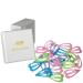 HAARallerliebst hair clips hearts (20 pieces | glitter | 3.6 cm) for girls including box for storage (box color: white)