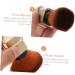 Angoily Makeup Cosmetics Brush Powder Brush Travel Wallet Fashion 2.7*2.7cm Golden - Buy Online on GoSupps.com