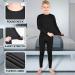 Silkfly Boys Thermal Underwear Set - Fleece Lined Long Johns for Kids - Base Layer Shirt and Pants Set - Winter Large - Buy Online on GoSupps.com