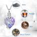 QGJNSGC Tree of Life Urn Necklace for Ashes Cremation Heart Urn Ashes Necklace for Women/Pet Crystals Keepsake Memorial Locket Cremation Jewellery Loved One Memorial Pendant Silver-Purple - Buy Online on GoSupps.com