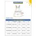 KIDSCOOL SPACE Baby Girl Jean Overalls | Toddler Denim Cute 3D Bunny Outfit 2-3 Years Blue - Buy Online on GoSupps.com