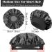 ODOCARE Silk Hair Bonnet for Sleeping | Large Satin Sleep Cap for Black Men and Women | Wide Band Breathable Bonnet for Long Curly Hair (Medium Black) - Buy Online on GoSupps.com