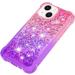 Tivenfezk Glitter Drive Sand Shell for iPhone 15 - Shockproof Gradient Colorful Bumper Case - Pink Purple Liquid Transparent Cover - Buy Online on GoSupps.com
