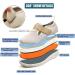 Plantar Fasciitis Shoes for Women - Comfortable Adjustable Diabetic Indoor & Outdoor Footwear - Perfect Gift for Mother's Day Birthdays & Anniversaries - Size 12.5 in Black/Gray - Buy Online on GoSupps.com