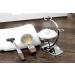 Grutti Razor Set - Deluxe Chrome & Wood Shaving Kit with Bowl Mach 3 Compatible Razor & Brush Stand - Premium International Shipping - Buy Online on GoSupps.com