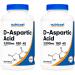 Nutricost D-Aspartic Acid Capsules (180 Caps) (2 Bottles) 180 Count (Pack of 2)