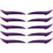 Autocollants Eye Liner Patch Maquillage Fard Paupi res - 10 Pi ces Autocollants Maquillage Yeux R sistants l'Eau Bandes Longue Tenue pour Femmes Violet - Buy Online on GoSupps.com