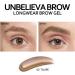 Phoera Eyebrow Gel Long-lasting Eyebrow Tint Waterproof Brow Gel Hhigh Pigment Eyebrow Mascara Vegan Formula Tinted Brow Mascara for Full Shaped Brows (02 Taupe) - Buy Online on GoSupps.com