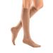 medi Duomed basic knee socks with lace unisex | Short | Compression stockings CCL2 for women and men | Caramel | Size VII