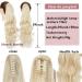 Ponytail Extension Long Wavy Ponytail Extension 24 Inch Claw Clip Pony Tail Hairpiece Claw Clip in Synthetic Long Wave Ponytail Hair Extainson for Women Girls Ponytail Hairpiece for Women (Color : 24inches #613 - Buy Online on GoSupps.com