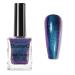 NLFOX Holographic Nail Polish - 15ml Chameleon Blue Nail Polish - Purple Glossy Shiny Nail Varnish - Shimmer Chrome Nail Art Varnish - No Need Cure Nail Polish for Women DIY at Home