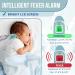 ByFloProducts Ear and Forehead Thermometer Thermometer for Babies and Adults Touchless Forehead Thermometer Infrared Temporal Thermometer Memory and Fever Alarm Easy to Use 1 Second Reading - Buy Online on GoSupps.com