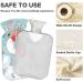 Christmas Fox Hot Water Bottle | 2L Soft Fleece Cover for Hot & Cold Compress | International Shipping - Buy Online on GoSupps.com