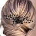 Black Teardrop Crystal Hair Comb - Wedding Hair Accessory for Women and Girls - Buy Online on GoSupps.com