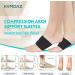 Arch support Sleeves Plantar Fasciitis Brace Compression Bands (2 Pairs) For Fallen Arches Flat Feet Bone Spurs High Arches Flat Arches Foot Pain Relief Copper Infused Wrap Straps For Women Men Medium Size - Buy Online on GoSupps.com