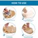 10pcs Metatarsal Pads for Women - Beige Gel Inserts for High Heels - Foot Pain Relief and Blister Prevention - Forefoot Cushions for All Shoes - Buy Online on GoSupps.com