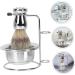 Fomiyes Beard Brush Holder & Stainless Steel Face Care Set - Razor Foam Cup & Grooming Essentials for Men - Buy Online on GoSupps.com