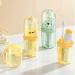 Portable Transparent Yellow Toothbrush Holder & Toothpaste Storage Box for Travel | Ideal for Couples & Students - Buy Online on GoSupps.com