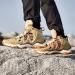 RAX Men's Peak Wolf Waterproof Hiking Boot | Lightweight Backpacking Shoe | Khaki, Size 12 - Buy Online on GoSupps.com