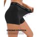 Runhit Women's High Waisted Compression Shorts 3 Pack with Pockets - Black/Red/Gray - Medium - Buy Online on GoSupps.com