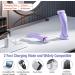 GKINIKG 2 in 1 Women's Electric Razor - Bikini Trimmer, Wet Dry Use, Cordless with Charging Base - Light Purple - Buy Online on GoSupps.com