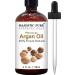 MAJESTIC PURE Moroccan Argan Oil for Hair, Face, Nails, Beard & Cuticles - for Men and Women - Pure & Natural, 4 Fl Oz