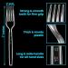 Lonezo 150 Count Heavy Duty Clear Plastic Forks - Disposable Utensils for Parties and Events - Buy Online on GoSupps.com