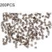 Nail Rivet 200Pcs/Set Nail Rivet Glitter 3D Effect Non-Fading Metal Rivet Art Decoration Street Punk Charm for Manicure Nail Charms Chip Rivet Golden Medium - Buy Online on GoSupps.com