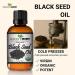 Mayan's Secret - 4oz Cold Pressed Black Cumin Seed Oil Organic USDA Certified -Nigella Sativa Cold Pressed Virgin Unrefined Vegan Non-GMO No Preservatives - Omega 3 6 9 for Skin & Hair - Buy Online on GoSupps.com
