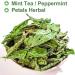 Plant Gift 100% Peppermint Tea ( Peppermint Tea Mint Tea ) Peppermint Leave Healthy Tea Organic Peppermint Tea Bags Health Flower 20g/0.7oz - Buy Online on GoSupps.com