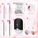 215 Pcs Eyelash Extension Supplies Kit | Modacraft Lash Kit for Beginners | USB Air Blower, Tweezer, Mascara Brush, Micro Applicator, Cup Holder, Tape, Eye Gel Pad Black - Buy Online on GoSupps.com
