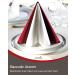 Sovie Linclass Airlaid Bordeaux Napkins - 50 High-Quality Disposable 40x40 cm - Tearproof Suction-Strong - Perfect for Weddings & Parties - Buy Online on GoSupps.com