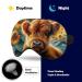 Cute Highland Cow Sleeping Mask with Sunflowers Adjustable Light-Blocking Eye Cover for Men Women Girls & Boys | Watercolor Soft Sleepmask - Buy Online on GoSupps.com