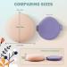 Corneria Large Makeup Sponge 3PCS - Super Soft Powder Puff for Quick Makeup Application - Beauty Blender for Liquid Foundation and Loose Powder - Three Styles Flower Patterns - White - Buy Online on GoSupps.com