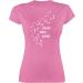 Shirtracer - Shirt Women - Gift for Dog Owners - Never Walk Alone Paw Prints 06 Pink L