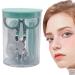 Contact lens-eye-eyelid extensor-eyelid opener portable tweezers set travel sizes contact lens removal tools for outdoor beginners new users Qiyifang