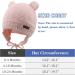 XIAOHAWANG Baby Earflap Beanie Hat - Soft Knit Beanies for Infant Toddler - Cute Bear Design - Pink - 6-18 Months - Buy Online on GoSupps.com