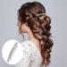16-Piece Rhinestone Hair Barrettes - Silver Metal Spring Hair Clips for Women and Girls - Buy Online on GoSupps.com
