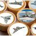 24 edible PRE CUT RAF Vulcan Bomber kids childrens party decorations Wafer Paper Cupcake Topper Cake - Buy Online on GoSupps.com