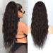 Pference Extensions brown long wrapped hair part ponytail natural art hair hair hair extensions extensions for women afro braid ponytail approx. 65cm 095b