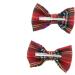 Zac's Alter Ego Small Tartan Bows on Crocodile Clip - Buy Online on GoSupps.com