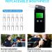 QTlier Portable Digital Breathalyzer | Professional-Grade Accuracy | USB Rechargeable | 10 Mouthpieces Included - Buy Online on GoSupps.com