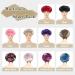 KEPUWAY 10 Pcs Satin Bonnets for Curly Hair | Elastic Band | Sleeping Bonnet for Women, Men | Multicolor Share Pack - Buy Online on GoSupps.com
