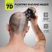 ROSSIFUR 6-in-1 Electric Head Shavers for Bald Men - Wet/Dry, LED Display, Rechargeable - Dark Black - Buy Online on GoSupps.com
