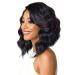 Bobbi Boss MLF-181 Denna Swiss Lace Front Wig in 1B Off Black - Synthetic Hair - Buy Online on GoSupps.com