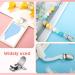 9PCS Metal Pacifier Clips & Chains - Baby Clip Replacement for Braces | YixUtag Schnuller Chain Clips | 25mm Klipp Clips for Pacifiers - Buy Online on GoSupps.com